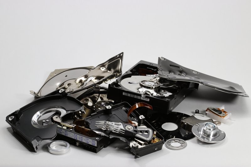 broken hard drives