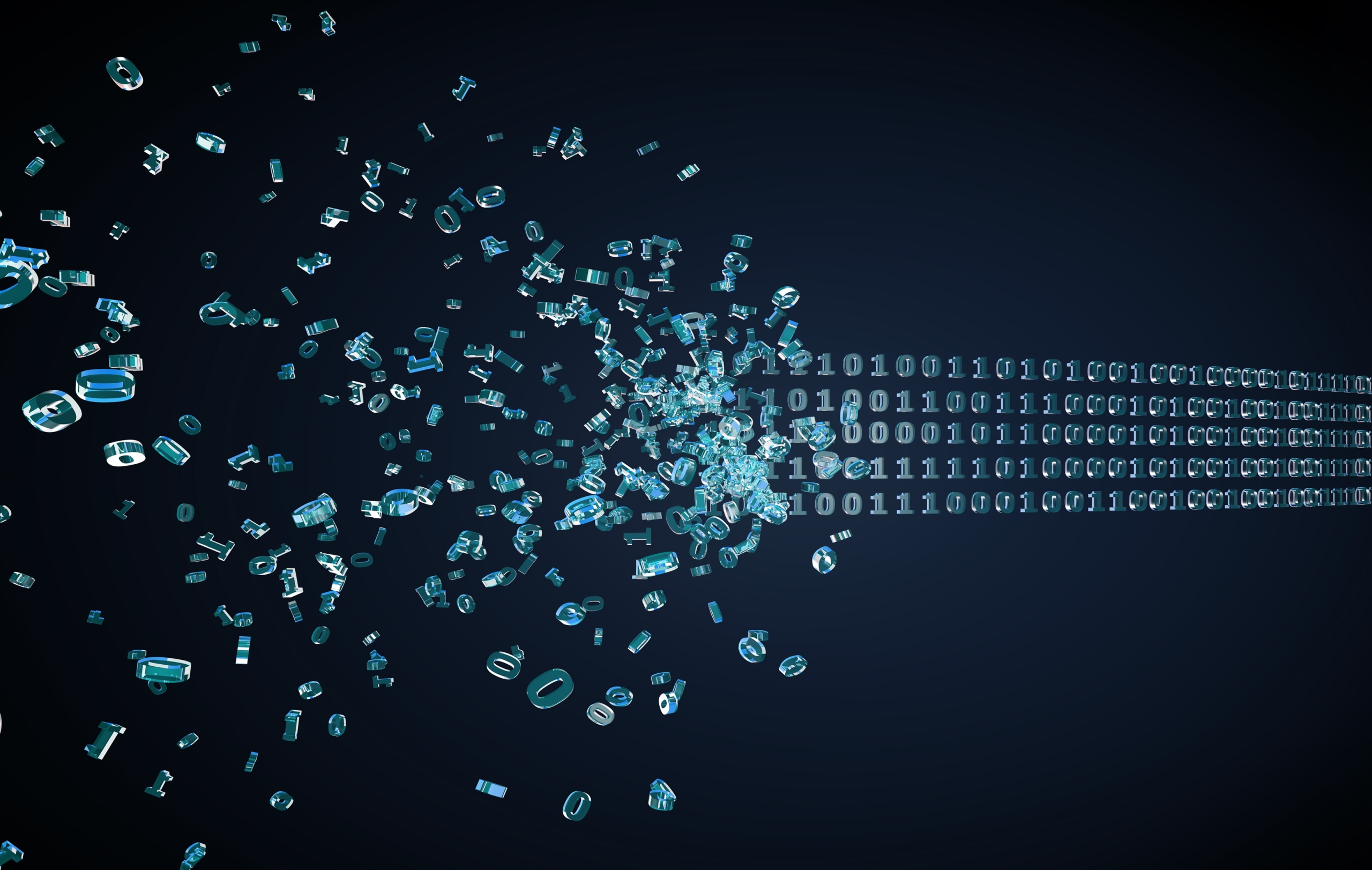 Flowing,Binary,Code,In,The,Dark