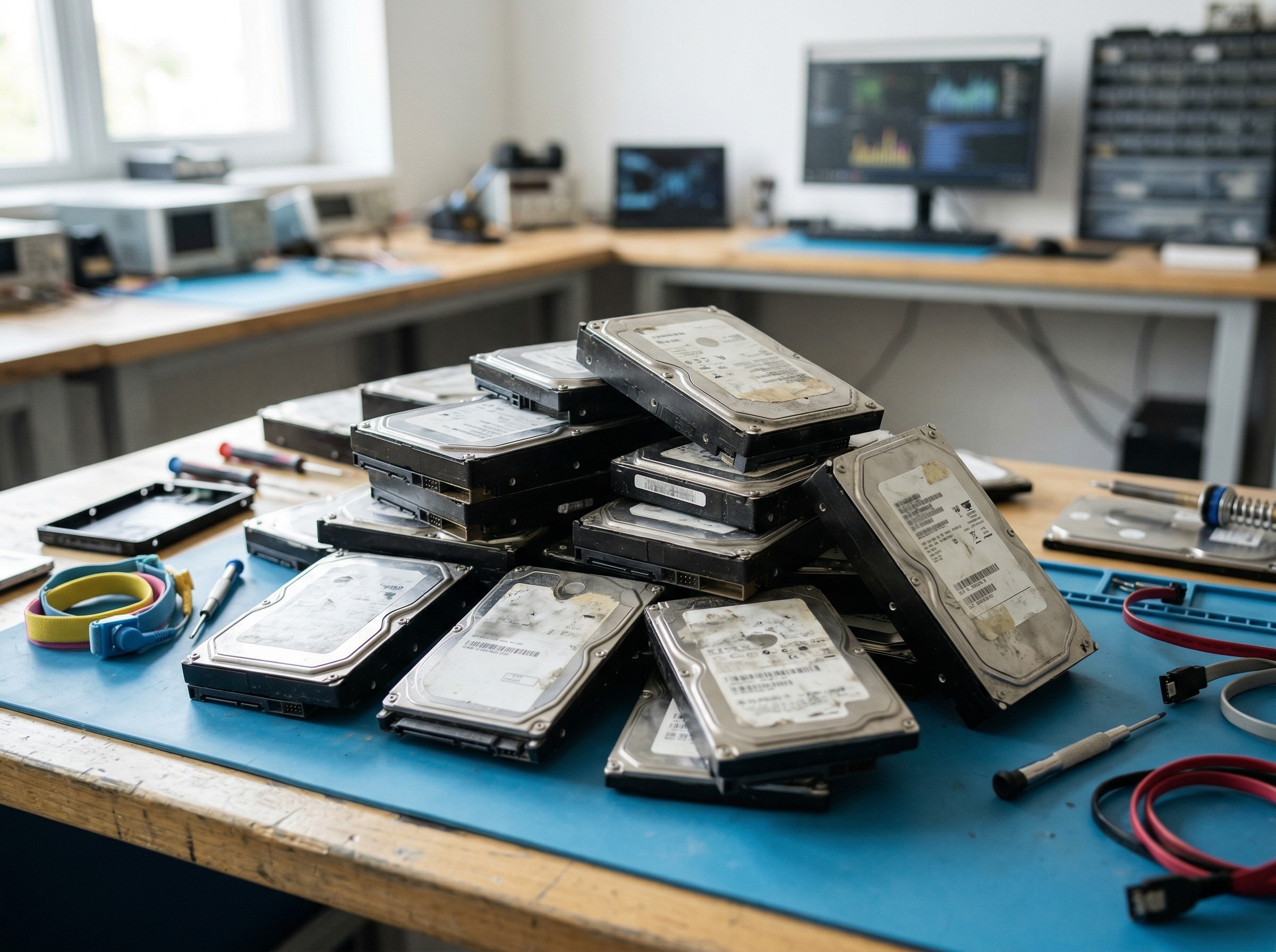 off-site shredding of corporate hard drives