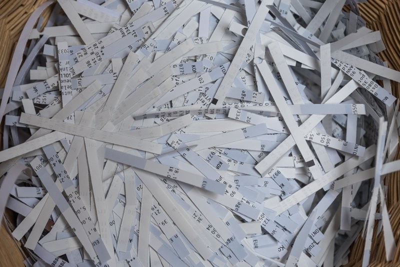shredded paper