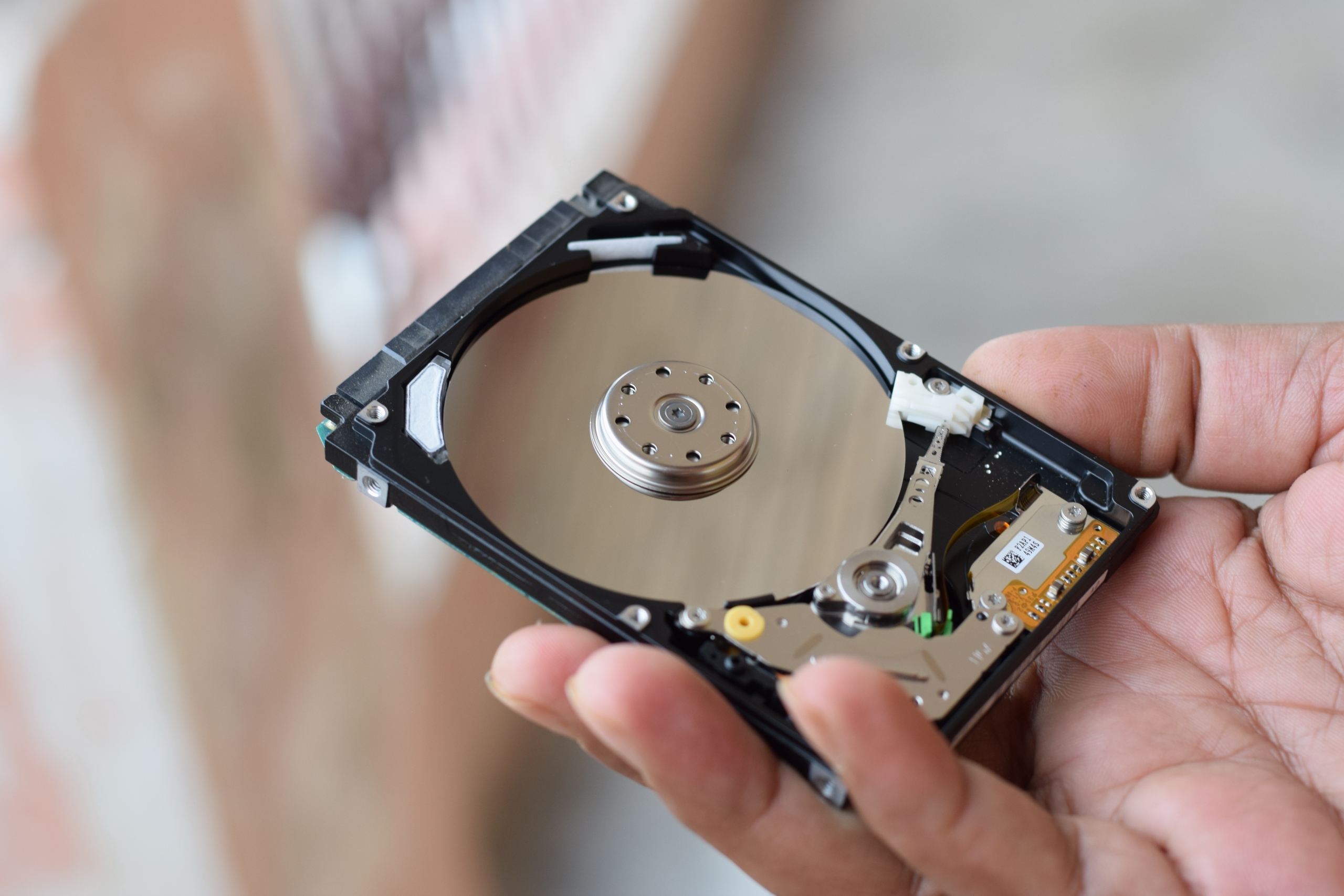 Degaussing is a secure data destruction that uses magnetic field to remove magnetic hard drives.
