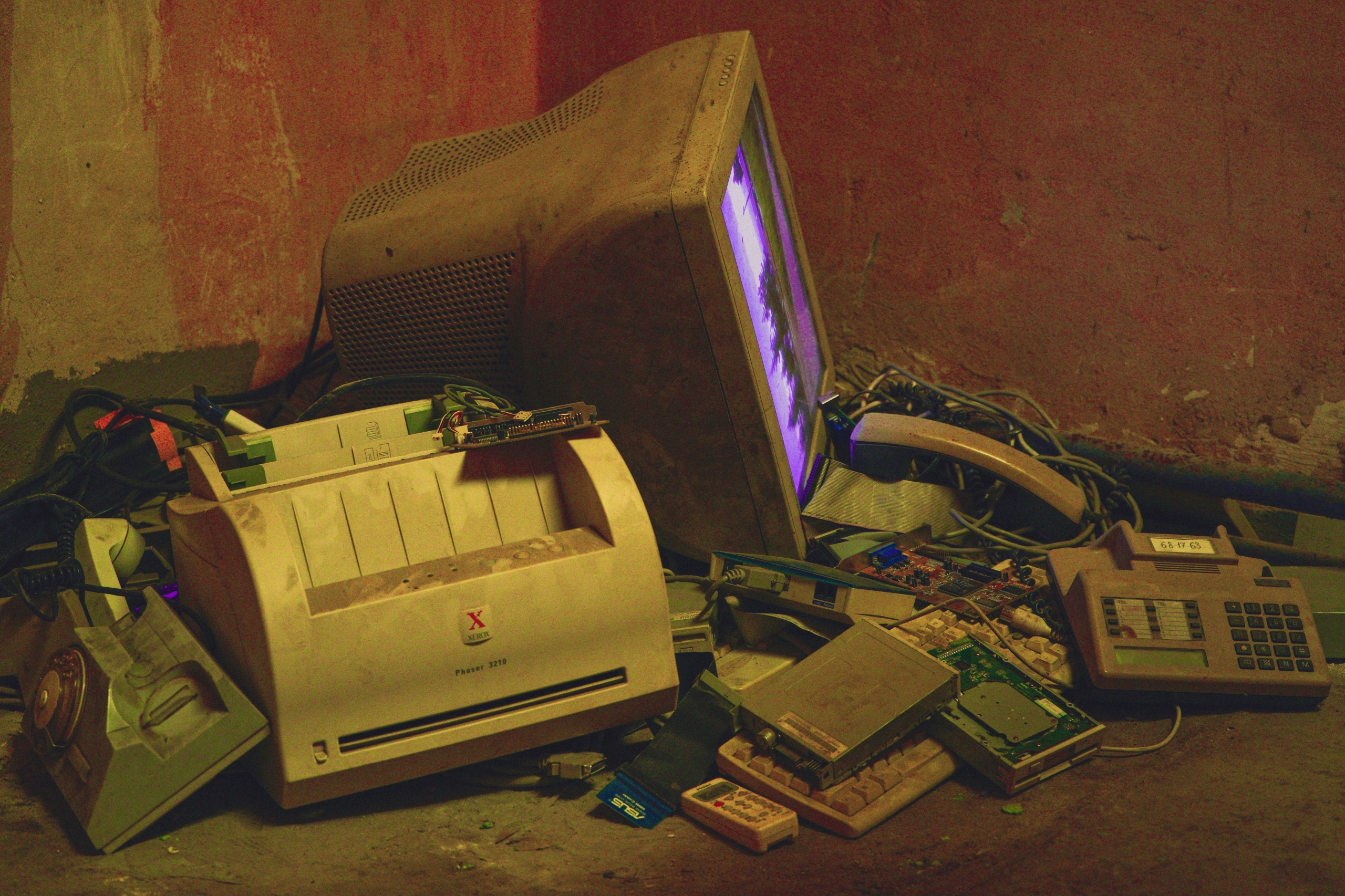 Outdated equipment remains a part of corporate computer recycling efforts.