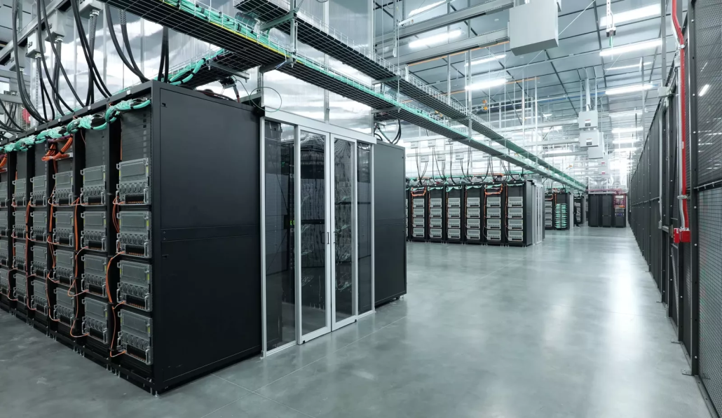 Large server cabinet requiring specialized handling during relocation