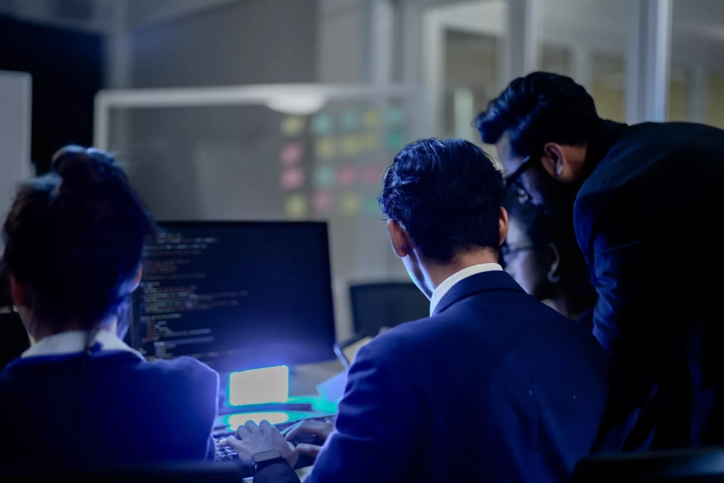 Enterprise compliance team reconciling serialized retired IT assets with destruction records